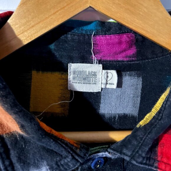 Norblack Norwhite Keep it Classic Ikat Shirt [Black] - Picture 6 of 9